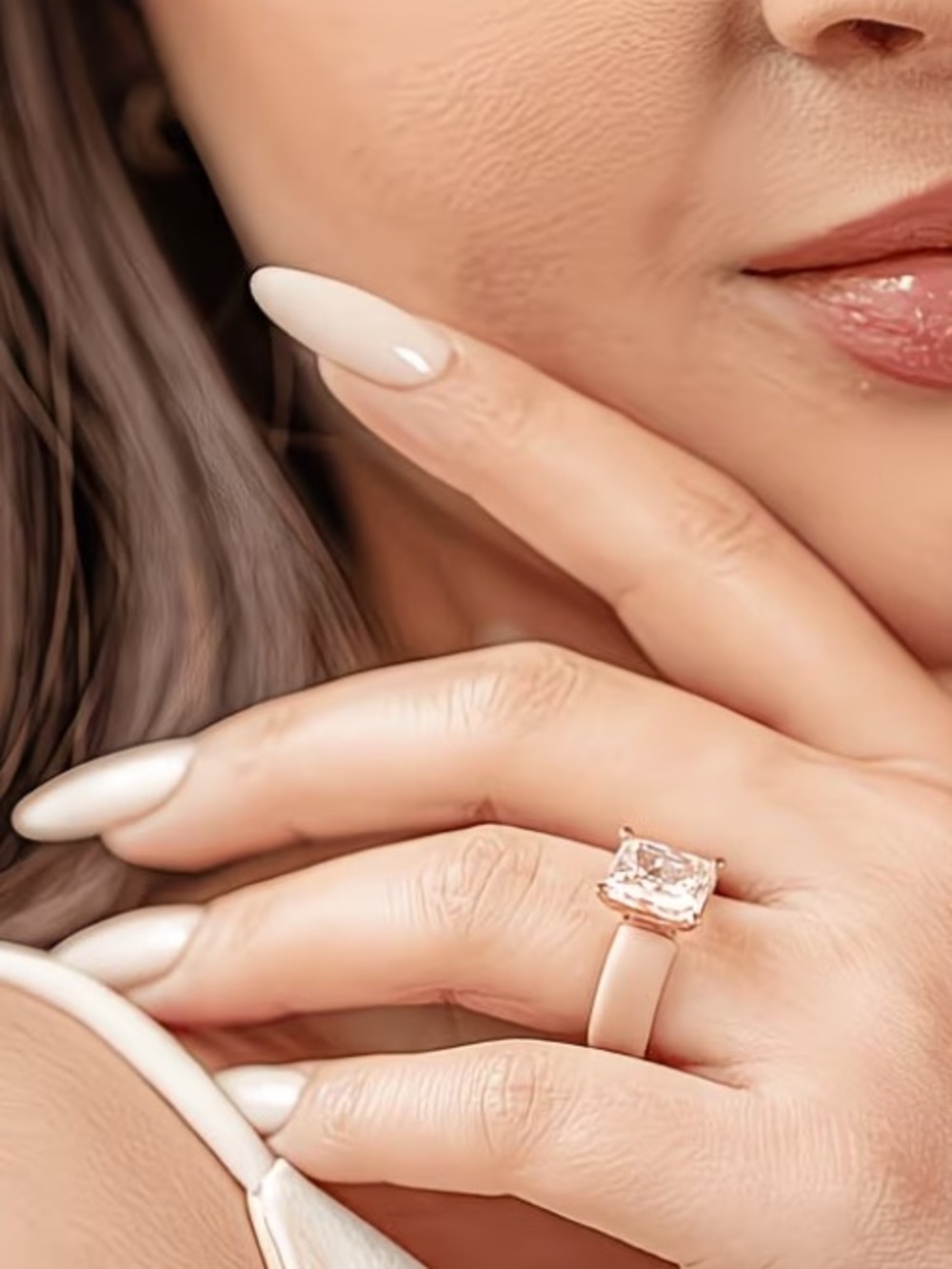 Silicone Solitaire Ring. - Picture 3 of 3